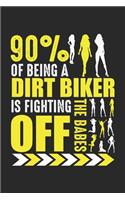 90% of being a dirt biker is fighting the babes off