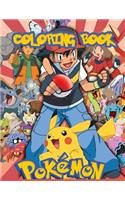 PokÃ©mon Coloring Book: Fantastic Coloring Pages! Contains All the Characters of the PokÃ©mon Saga and PokÃ©mon Go!