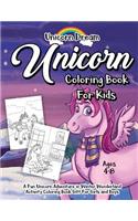 Unicorn Coloring Book for Kids Ages 4-8