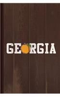Georgia Peach Journal Notebook