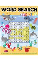 101 Word Search For Kids & Coloring Large Print and Fun Activity Book: Entertainment hour to play puzzles and improve intelligence of the brain.