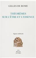 Theoremes Sur L'Etre Et L'Essence