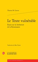 Le Texte Vulnerable