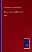 Bishop Perry's Folio Manuscript