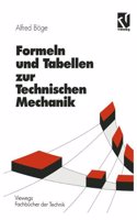 Formeln Und Tabellen Zur Technischen Mechanik