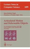 Articulated Motion and Deformable Objects: First International Workshop, Amdo 2000 Palma de Mallorca, Spain, September 7-9, 2000 Proceedings