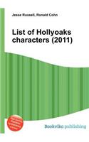 List of Hollyoaks Characters (2011): (English)