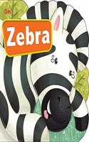 Cutout Animals Board Book: Zebra