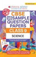 Oswaal CBSE Sample Question Papers Class 9 Science Book (For 2024 Exam) | 2023-24