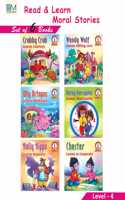 READ & LEARN MORAL STORIES: LEVEL- 4 (SET OF 6 BOOKS)