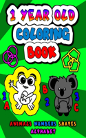 1 Year Old Coloring Book