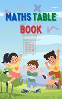 MATHS TABLE BOOK : multiplication table 1 to 20