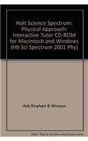 Holt Science Spectrum: Physical Approach: Interactive Tutor CD-ROM for Macintosh and Windows