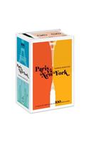 Paris Versus New York Postcard Box