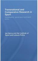 Transnational and Comparative Research in Sport