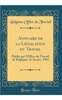 Annuaire de la Législation du Travail: Publié par lOf?ce du Travail de Belgique; 7e Année, 1903 (Classic Reprint)