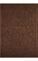 Nkjv, Single-Column Reference Bible, Imitation Leather, Brown, Comfort Print