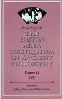 Proceedings of the Boston Area Colloquium in Ancient Philosophy