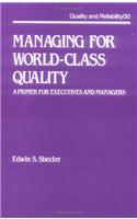 Managing for World-Class Quality