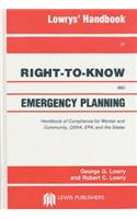 Lowrys' Handbook of Right-To-Know and Emergency Planning, Sara Title III