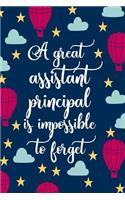 A Great Assistant Principal Is Impossible To Forget