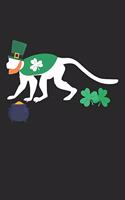 St. Patrick's Day Notebook - St. Patrick's Day Gift for Animal Lover - St. Patrick's Day Monkey Journal - Monkey Diary