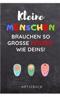 Kleine Menschen Brauchen So Grosse Herzen Wie Deins! Notizbuch: A4 52 Wochen Kalender liebevolles Geschenk für deine Hebamme Geburtshelferin oder Entbindungshelferin - schöne Geschenkidee als Dankeschön - Hebamme