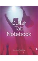 Guitar Tab Notebook: Blank Music Journal in Tablature Format