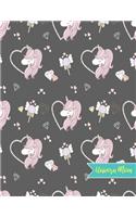 Unicorn Mom: Blank Draw and Write Journal, NotePad, Sketch Book, Diary and Illustration Notebook - Perfect Gift for Mother's Day, Birthday, Christmas for Moms, M