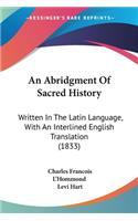 An Abridgment Of Sacred History