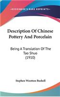 Description Of Chinese Pottery And Porcelain