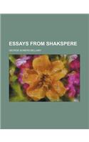 Essays from Shakspere