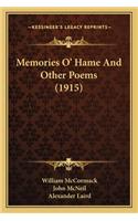 Memories O' Hame and Other Poems (1915)