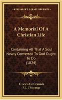 Memorial Of A Christian Life
