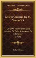 Lettres Choisies De M. Simon V3
