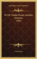 De Tib. Claudio Donato Aeneidos Interprete (1891)