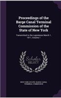 Proceedings of the Barge Canal Terminal Commission of the State of New York