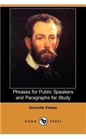 Phrases for Public Speakers and Paragraphs for Study (Dodo Press)
