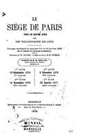 Le siège de Paris, pièce en quatre actes