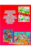 I Love Hundertwasser Coloring Book in Hebrew Inspired by the Fantastic Art Style of Friedensreich Hundertwasser Original Drawings by Surrealist Artist Grace Divine