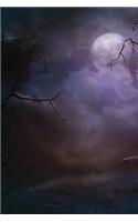 Gloom Moon Grid Notebook: 150 Page Grid Notebook Journal Diary