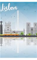 Lisbon Notebook & Journal. Productivity Work Planner & Idea Notepad