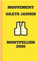 carnet ligné gilet jaunes 2020 Montpellier mouvement du peuple un carnet de note gilets jaunes mémento, livret, agenda, répertoire, cahier, calepin