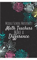 Middle School Maternity Math Teachers Make A Difference