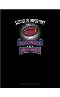 School Is Important But Football Is Importanter: Monthly Bill Planner & Organizer