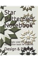 Star Patterned Notebook