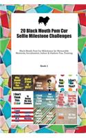 20 Black Mouth Pom Cur Selfie Milestone Challenges: Black Mouth Pom Cur Milestones for Memorable Moments, Socialization, Indoor & Outdoor Fun, Training Book 1