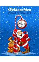 Weihnachten Malbuch für Kinder ab 3