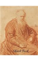 Sketch Book: Rembrandt Sketch Notebook/Journal Large (8.5x11) 100 Pages