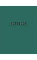 Notebook: Unlined Notebook - Large (8.5 X 11 Inches) - 112 Pages